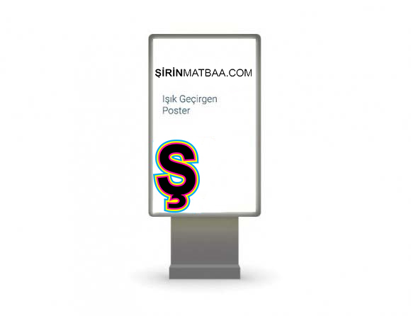 Afiş / Poster (Işık Geçirgen)