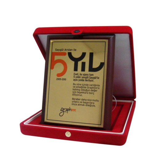 AHŞAP PLAKET ESP 001