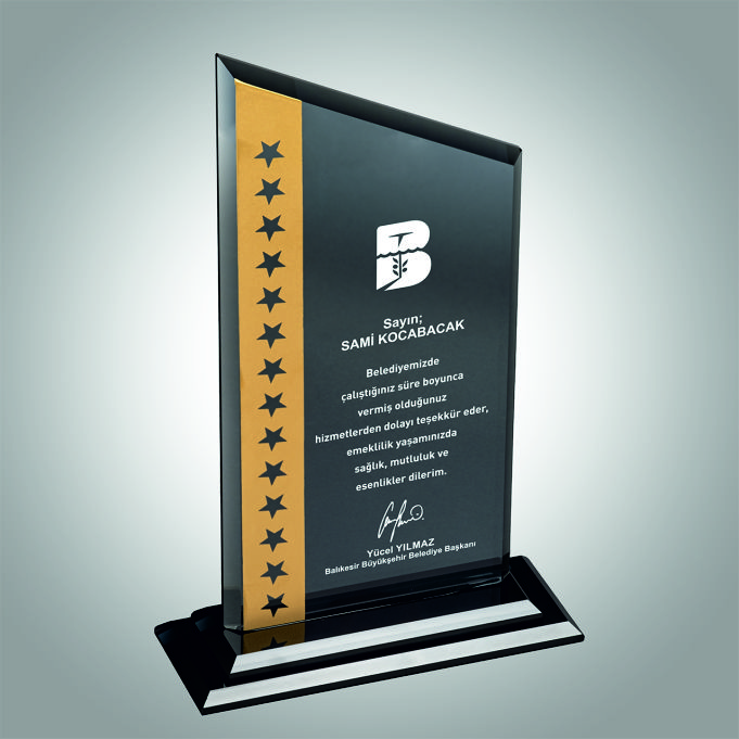 KRİSTAL PLAKET ESK 042