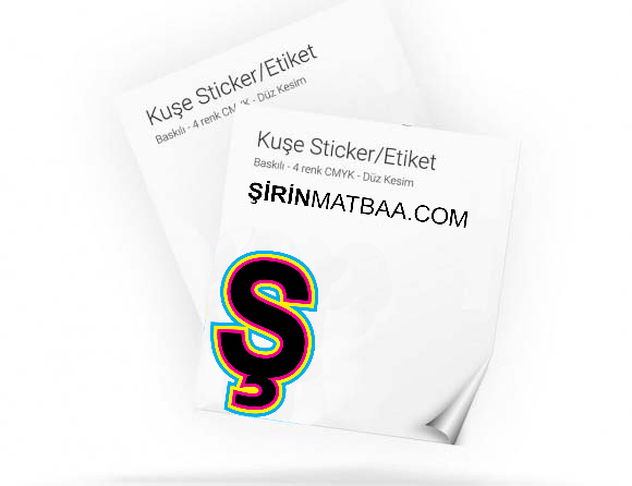 Kuşe Sticker / Etiket