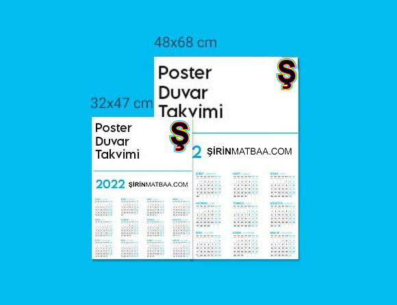 Poster Duvar Takvimi