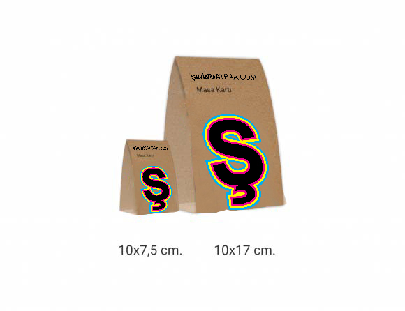 Masa Kartı / Tent Card